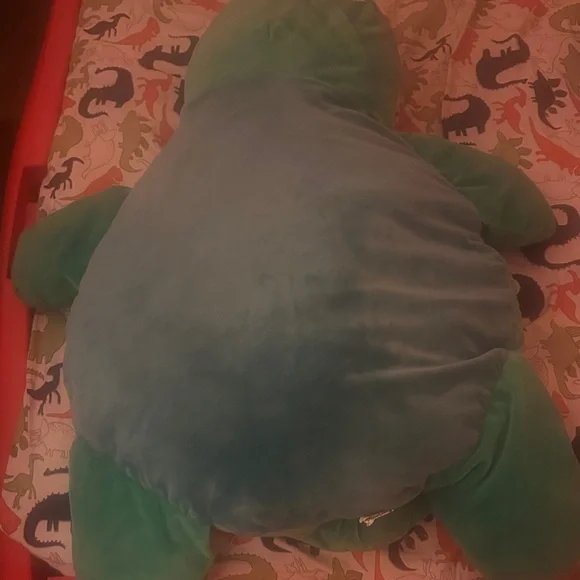 Green Dinosaur Plush pillow - Picture 3 of 3